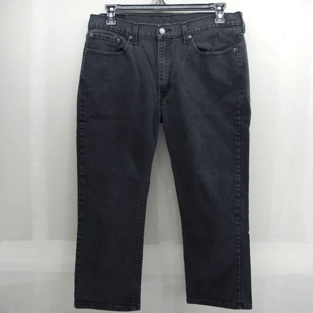 Levis 514 Straight Leg Perfect Fit 36W 23L Capris Altered Lengths Mens‎ Jeans